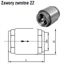 Zawór zwrotny ZZ 25 