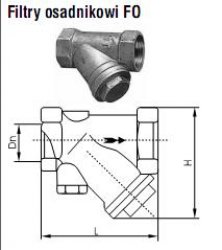 Filtr osadnikowy FO 25 