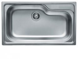 Zlewozmywak TITAN (86x50) wpuszczany 1 komorowy - gładki 