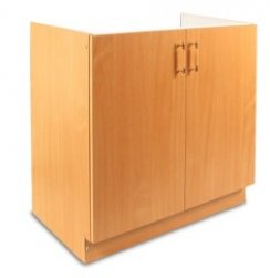 Szafka pod zlew nakładany 80cm okleina buk 