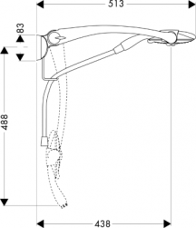 Zestaw prysznicowy Raindance Allrounder z dyskiem E-150 AIR ,bez wkładki silikonowej 