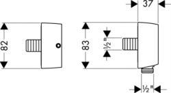 Adapter podtynkowy do Raindance Allrounder 