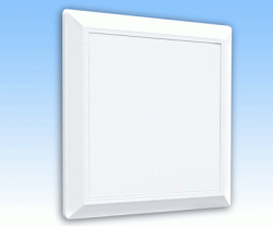 Kratka wentylacyjna 20x20 uchwylna z siatką fi 150 FLAT 