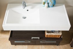 MADERA Szafka MD-140BT-1277/3306 z umywalką UNAM-1004L-PLUS 