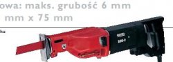Pilarka o ruchu postępowo-zwrotnym ,o mocy 1300W zasilanie 230V 
