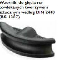Wzornik do gięcia rur powlekanych tworzywem sztucznym   1"cala 