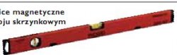 Poziomnice magnetyczne o przekroju skrzynkowym Model Nr 380-100 