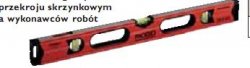 Poziomnice magnetyczne o przekroju skrzynkowym dla wykonawców robót Model Nr 382-60 