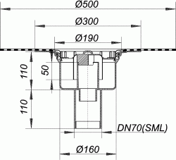 Korpus wpustu typ 61GA Dall Bit 