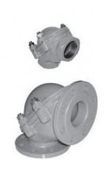 Zawór kulowy zwrotny kolanowy typu Szuster nr 6001/6011   DN 1  1/2" 