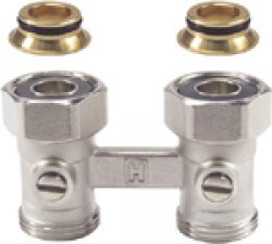 Honeywell Zawór podwojny prosty 2 rur z odcięciem 1/2"(DN15)  V2496DY015