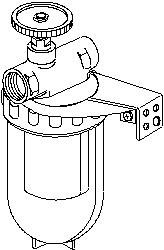 Oilpur A"Filtry do systemów 1rurowych bez nawrotu DN10 3/8"GWINT wewnętrzny 2 x 3/8"GW, Siku 50-75my 