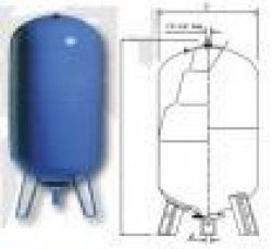 Zbiornik 200l pion przeponowy 