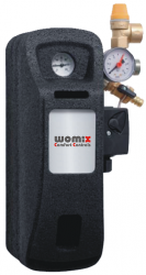 WOMIX Grupa solarna Vertigo R 90- DN 20 z rotamentrem 2-12l/min ,z WILO ST 15/6 130