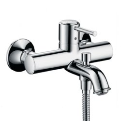 Bateria Talis Classic  wannowa ścienna kolor nikiel szczotk. 