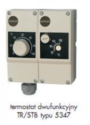 Termostat TR/STB TYP 5347-1 zakres pomiarowy TR:O....120 stC i STB:70...130stopniC