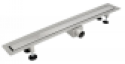Łazienkowy wpust liniowy AQUA AMBIENT z kołnierzem  płaskim pod płytkę 600mm 