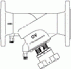 Hydrocontrol VFR  kołnierzowy, PN16, spiż, DN125 