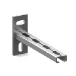 NICZUK  METALL Profil montażowy  typu C2,0 ze stopką (30x16x2,0) dł.416mm