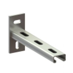 NICZUK  METALL Profil montażowy  typu MG2,0 ze stopką (41x21x2,0mm) dł.320mm