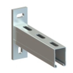 NICZUK  METALL Profil montażowy  typu MH2,5ze stopką (41x41x2,5mm) dł.560mm