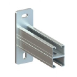 NICZUK  METALL Profil montażowy podwójny typu D-MB3,0 ze stopką ( 50x80x3,0mm ) dł.800mm