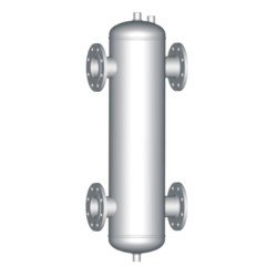 Sprzęgło Hydrauliczne ASHK 25/60 PN 0,6 MPa, Tmax=100 stopni, Sprzęgło hydrauliczne z przegrodą pionową, PRZEPŁYW 1,5 m3/h