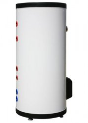 Wymiennik c.w.u. z wężownicą spiralną SGW(S) 400l,metal,pu 