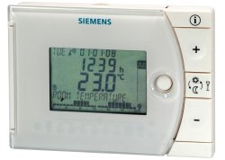 REV13 Regulator pomieszczeniowy, wyjście 2-stanowe, program dobowy, tylko ogrzewanie 