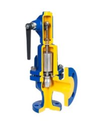 Zetkama Zawór bezpieczeństwa Fig. 570 DN 100 kołnierzowy. PN 40,Staliwo nierdzewne