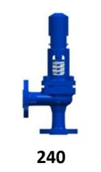 Zetkama Zawór bezpieczeństwa Fig. 240 DN 80 PN16 Bar ,szare