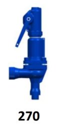Zetkama Zawór bezpieczeństwa Fig 270 DN 40 PN40bar ,staliwo