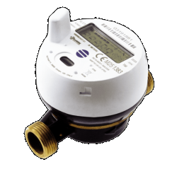 BMETERS Bemeters wodomierz HYDRODIGIT -S1 COMBO 1/2" AC Q3-2,5m3/h DN15 R250/R160 długość 110mm ,max 90 C,