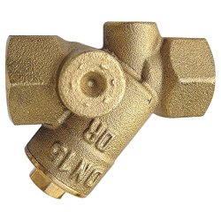 HERZ Filtr skośny o wielkości oczek 0,75 mm 4111 DN 50 PN25 Kvs 42 przyłączenie do rur Rp2
