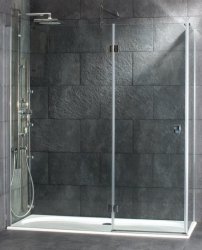 Kabina prysznicowa METROPOLIS PLAZA 100x70 - profile chromowe 