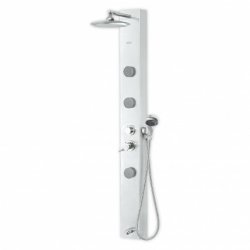 Panel prysznicowy IRIS 150X20 (stalowy ) System 2 płaski  