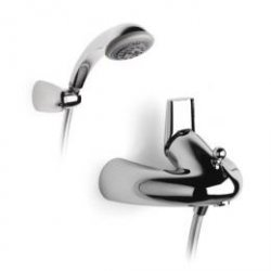 Bateria Silver Crown wannowo -natryskowa z zestawem natryskowym 