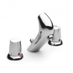Bateria Silver Shadow 3 otworowa umywalkowa sztorcowa  z korkiem automatycznym 
