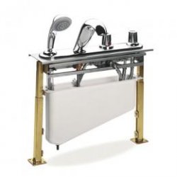 Bateria Silver Shadow 4otworowa wannowo-natryskowa z termostatem i zestawem natryskowym 