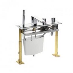 Bateria Touch-T 4 czterootworowa wannowo-natryskowa z termostatem i zestawem natryskowym 