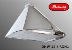Okap ONW-12/Ron1 , okrągły inox 50cm 